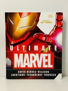 Ultimate Marvel Super Heroes & Villains Hardcover Book 📕